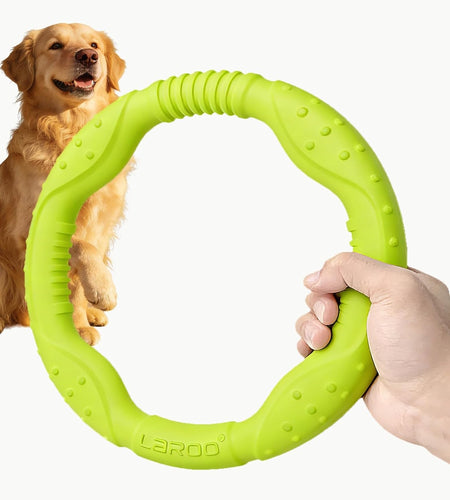 Dog Toys for Aggressive Chewers,¡¾Floatable¡¿ Dog Flying Disc, Dog Tug Toy, Interactive Dog Toys, Dog Teeth Cleaning, Tug of War Dog Toy, Dog Chew Toys, Dog Teething Toys for Catch, Fetch