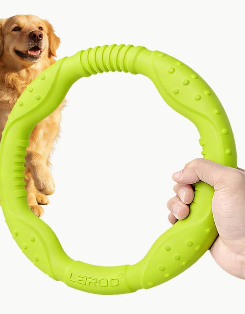 Load image into Gallery viewer, Dog Toys for Aggressive Chewers,¡¾Floatable¡¿ Dog Flying Disc, Dog Tug Toy, Interactive Dog Toys, Dog Teeth Cleaning, Tug of War Dog Toy, Dog Chew Toys, Dog Teething Toys for Catch, Fetch
