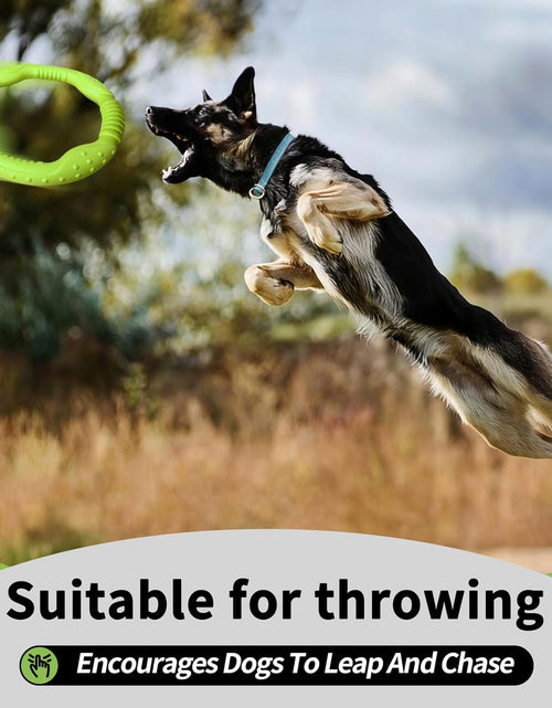 Load image into Gallery viewer, Dog Toys for Aggressive Chewers,¡¾Floatable¡¿ Dog Flying Disc, Dog Tug Toy, Interactive Dog Toys, Dog Teeth Cleaning, Tug of War Dog Toy, Dog Chew Toys, Dog Teething Toys for Catch, Fetch
